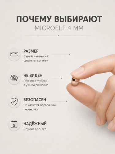 Комплект «STEREO+»(без телефона) + микронаушник «Pico» фото 3
